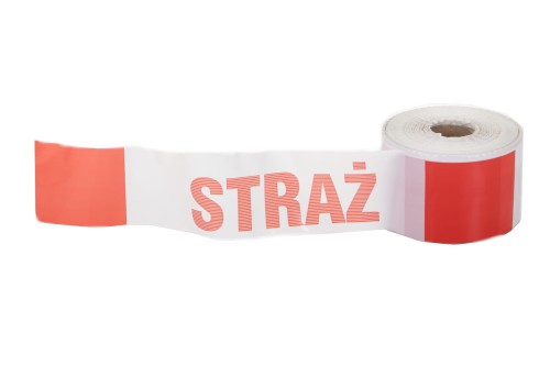 straż biało-czewona taśma stzregawcza wygrodzeniowa.JPG